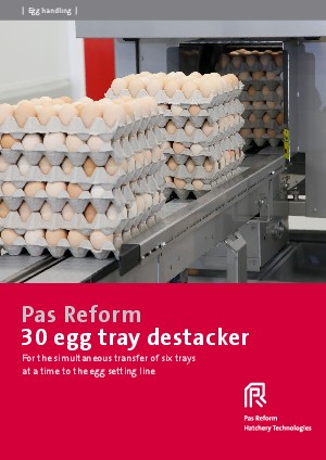 30 egg tray destacker